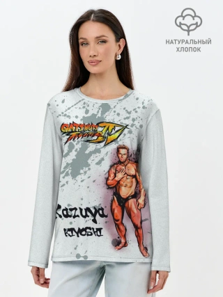 Лонгслив женский. Хлопок / Gachimuchi | 1.6