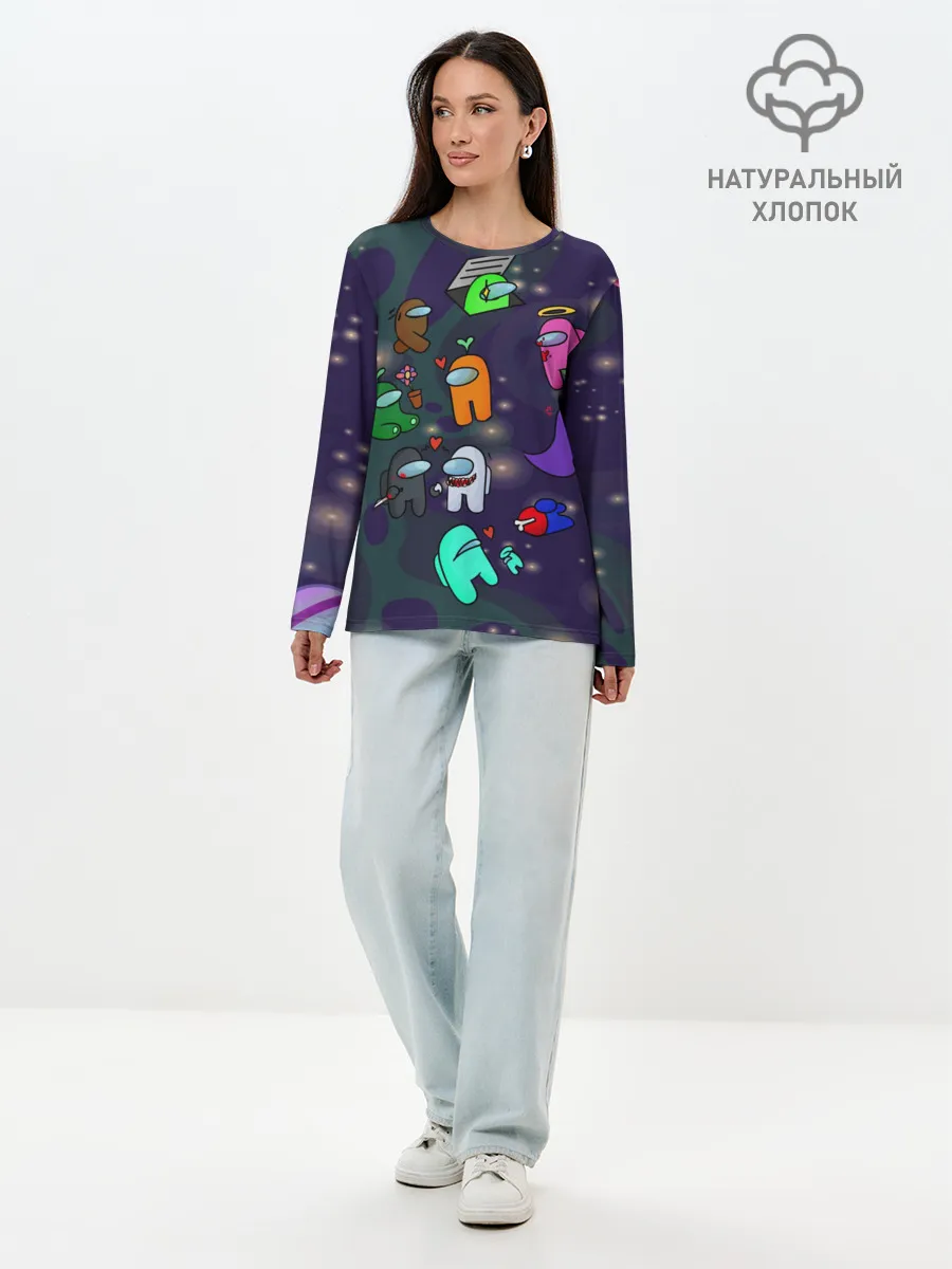 Лонгслив женский. Хлопок / Among Us