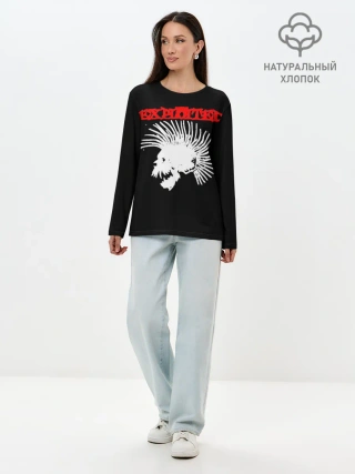 Лонгслив женский. Хлопок / The Exploited