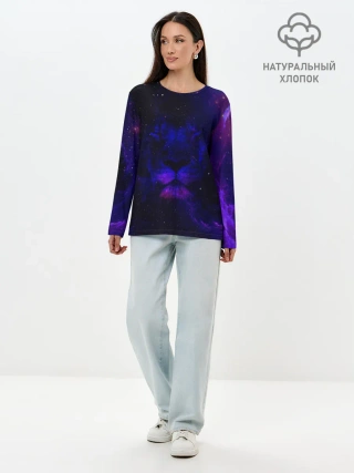 Лонгслив женский. Хлопок / ЗВЕЗДНЫЙ ЛЕВ