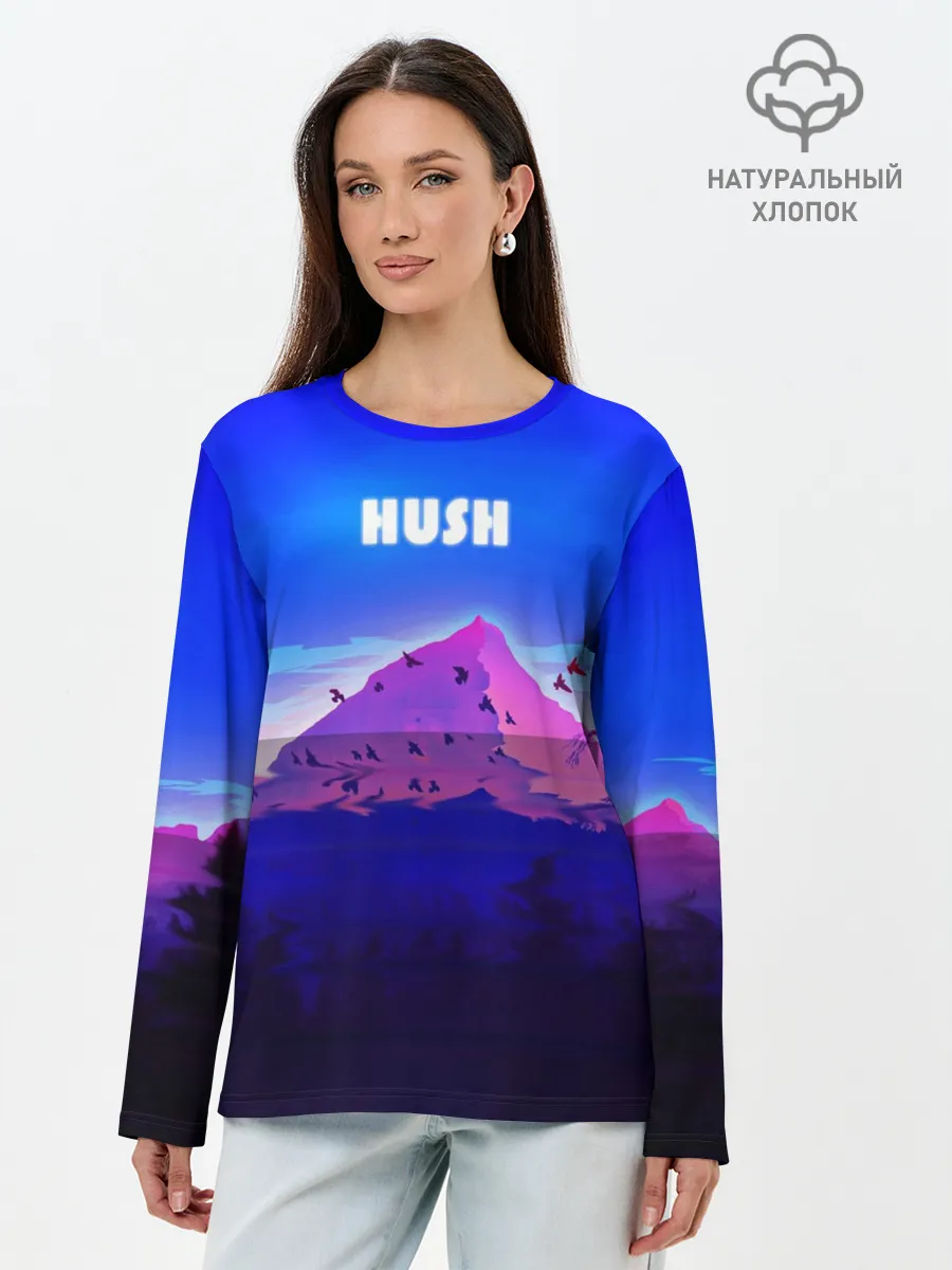 Лонгслив женский. Хлопок / HUSH