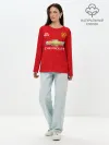 Лонгслив женский. Хлопок / MANCHESTER UNITED 20/21 - HOME