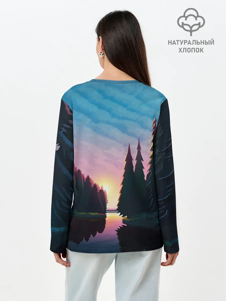 Лонгслив женский. Хлопок / SCOPE