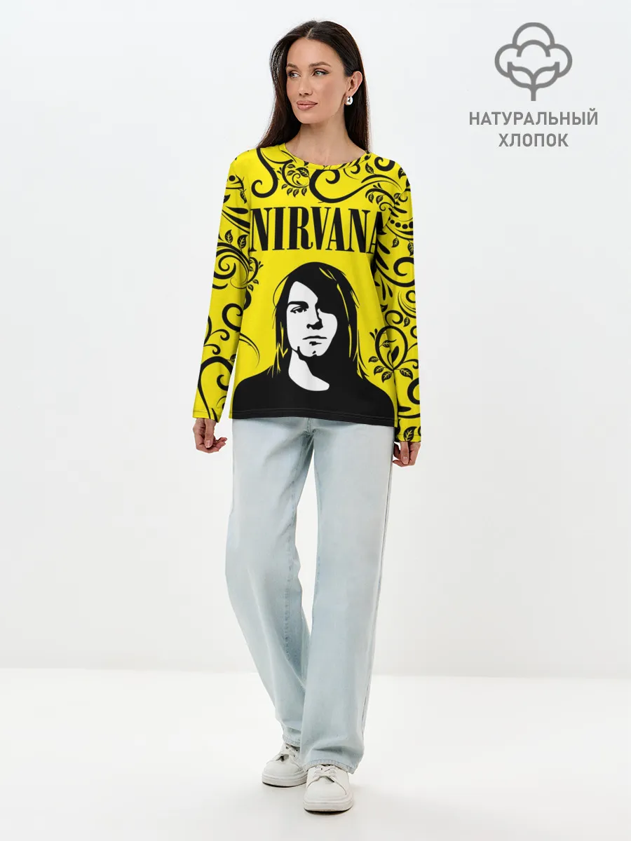 Лонгслив женский. Хлопок / NIRVANA
