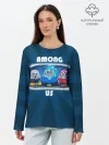 Лонгслив женский. Хлопок / HAPPY AMONG US