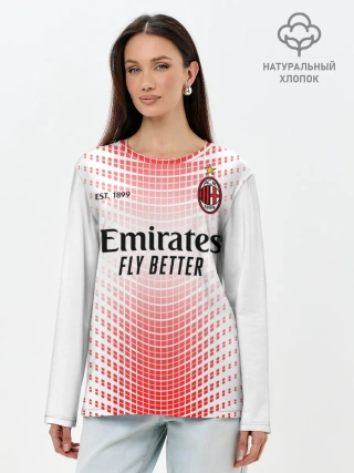 Лонгслив женский. Хлопок / AC MILAN 20/21 - ГОСТЕВАЯ