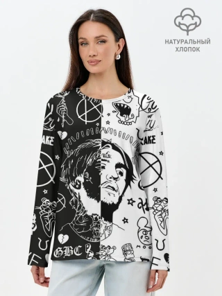 Лонгслив женский. Хлопок / LIL PEEP