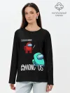 Лонгслив женский. Хлопок / AMONG US