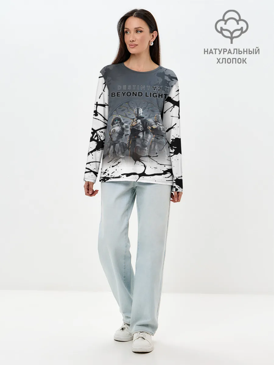 Лонгслив женский. Хлопок / Destiny 2: Beyond Light