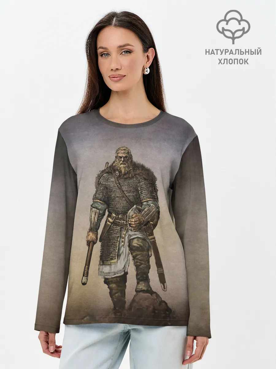 Лонгслив женский. Хлопок / СЛАВА РУСИ