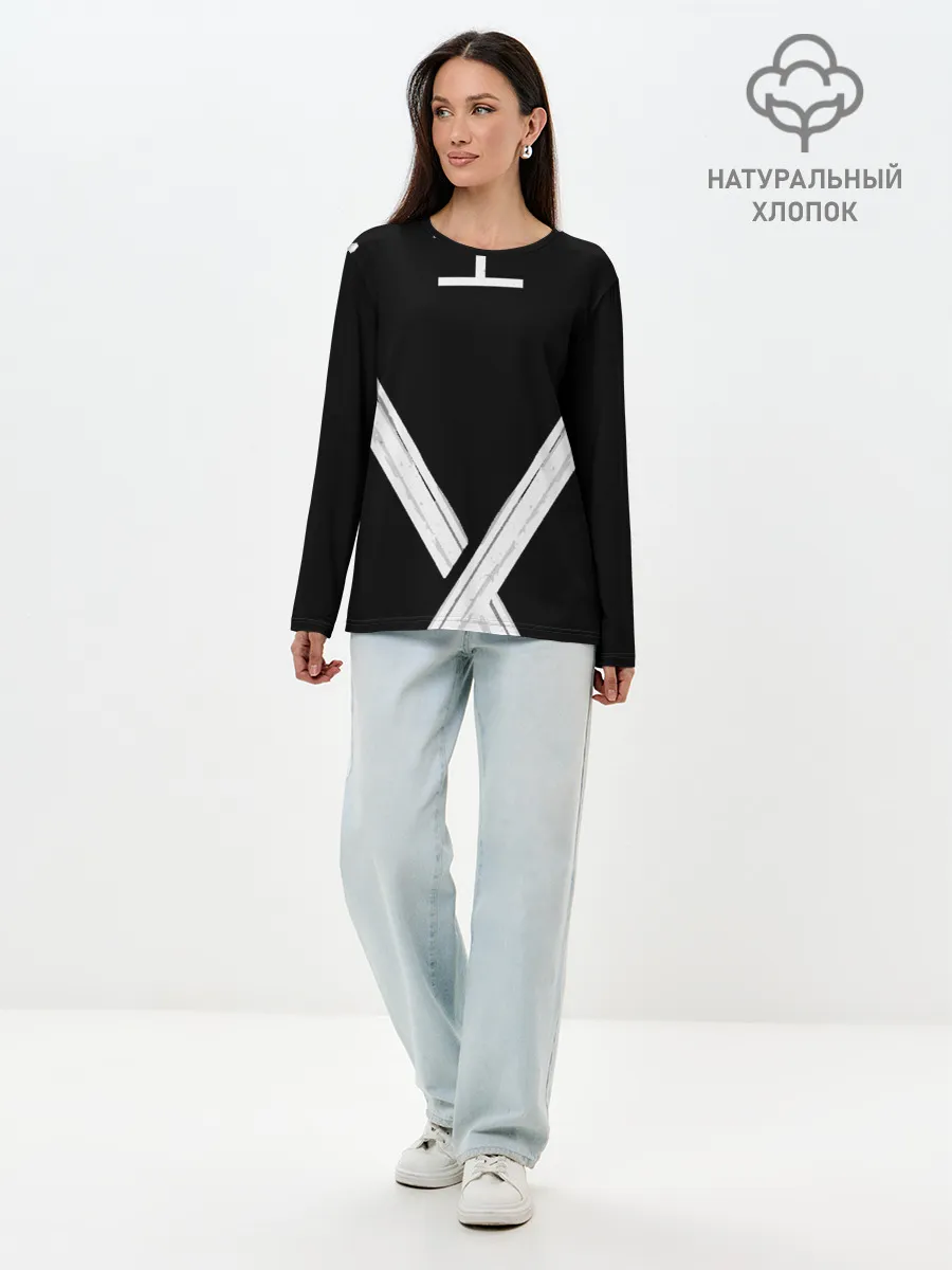 Лонгслив женский. Хлопок / Ronin