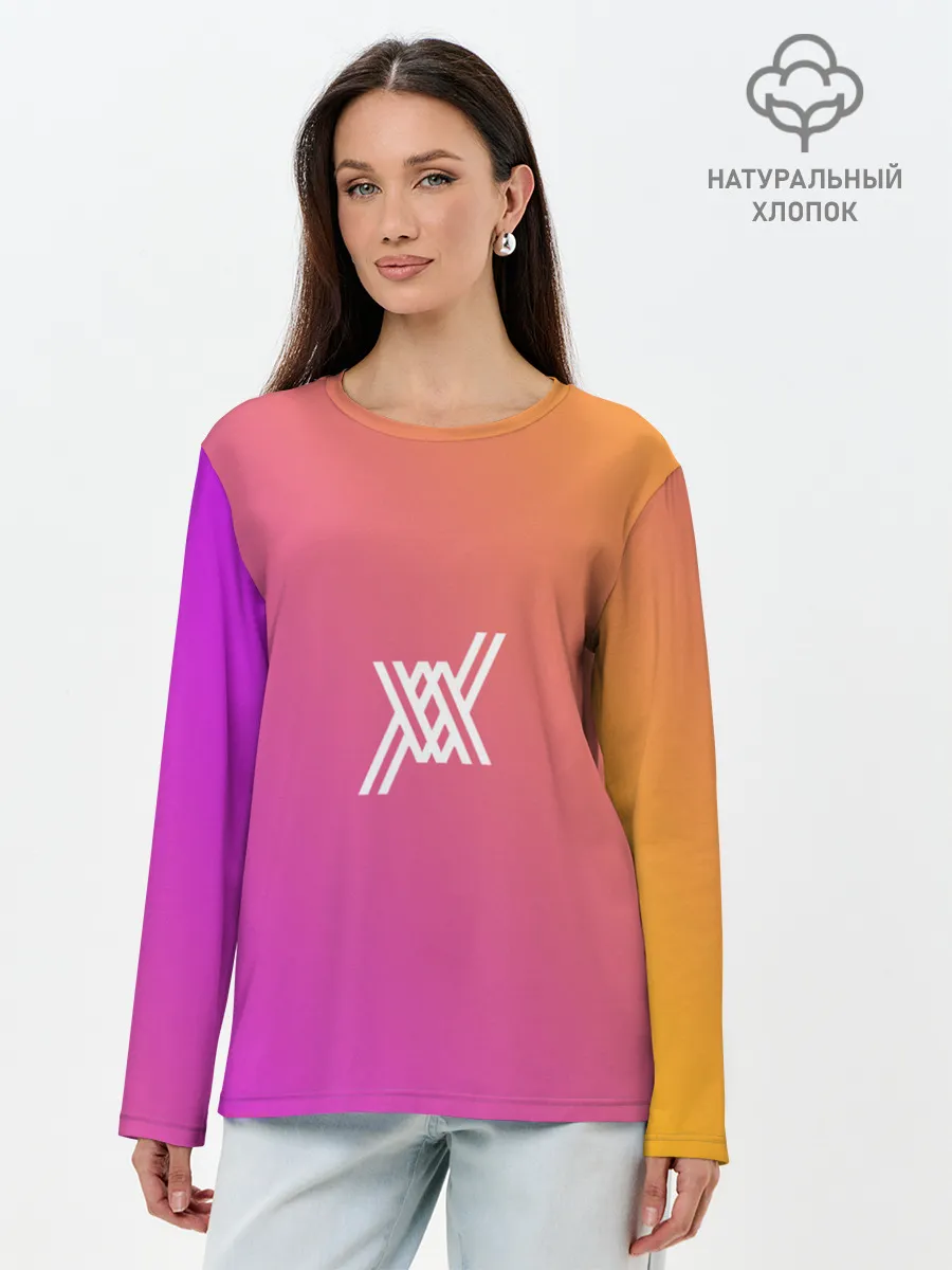 Лонгслив женский. Хлопок / DARLING IN THE FRANXX EP