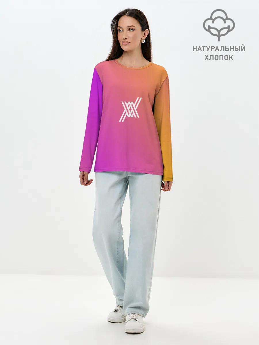 Лонгслив женский. Хлопок / DARLING IN THE FRANXX EP