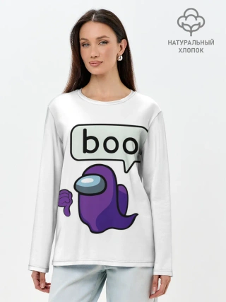 Лонгслив женский. Хлопок / BOO