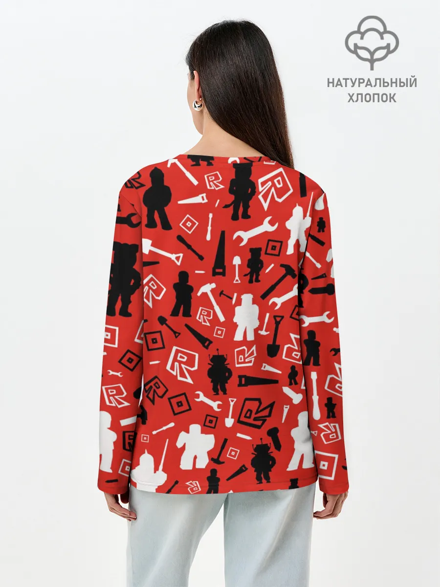 Лонгслив женский. Хлопок / ROBLOX