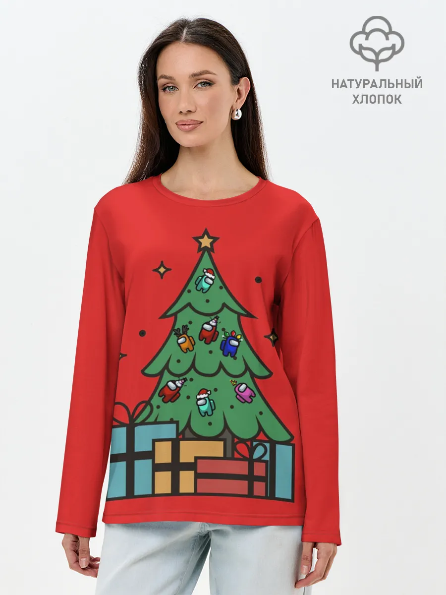 Лонгслив женский. Хлопок / Among Us