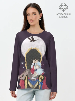 Лонгслив женский. Хлопок / Rimuru