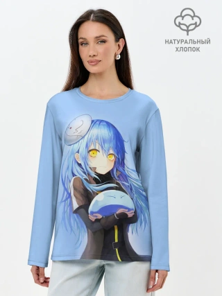 Лонгслив женский. Хлопок / Slime