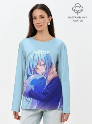 Лонгслив женский. Хлопок / Slime