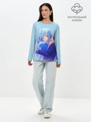 Лонгслив женский. Хлопок / Slime