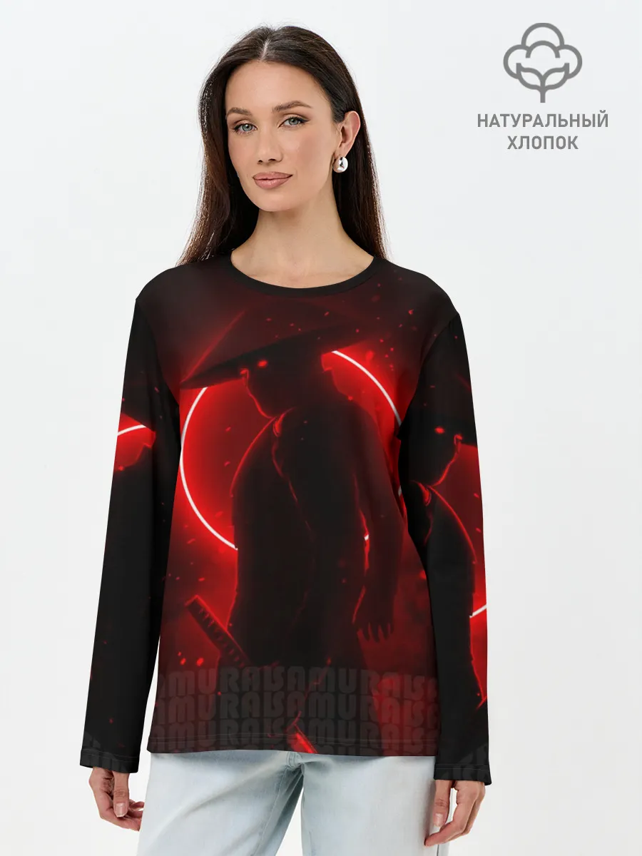 Лонгслив женский. Хлопок / SAMURAI