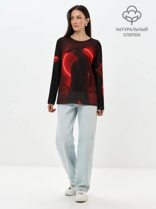 Лонгслив женский. Хлопок / SAMURAI