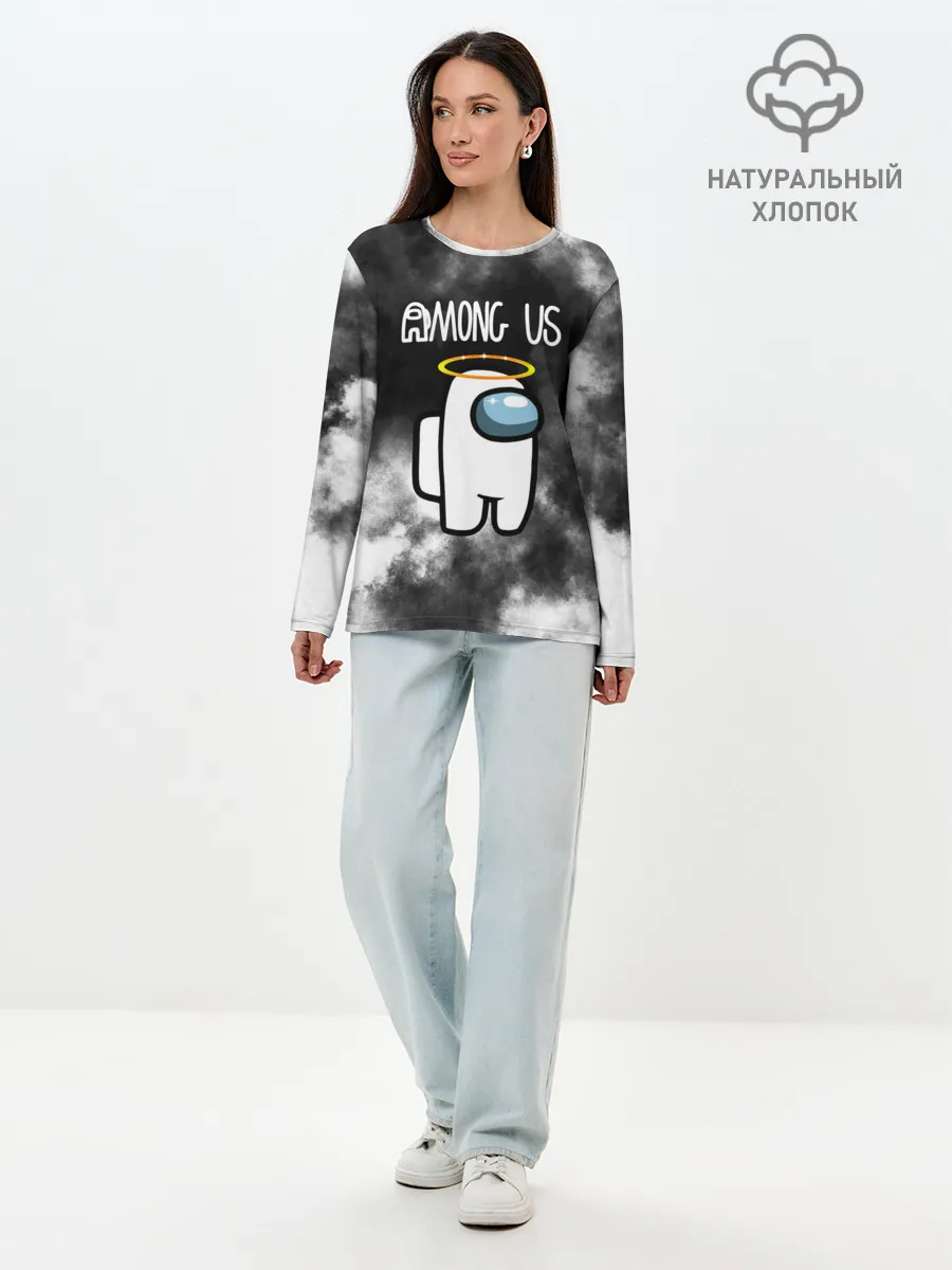 Лонгслив женский. Хлопок / Among Us Angel