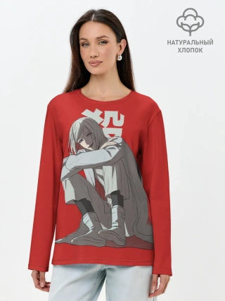 Лонгслив женский. Хлопок / Cutthroat