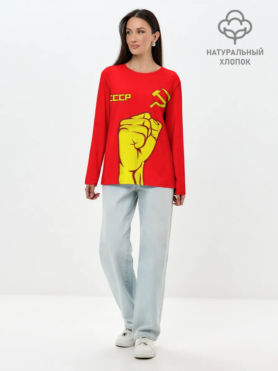 Лонгслив женский. Хлопок / СССР
