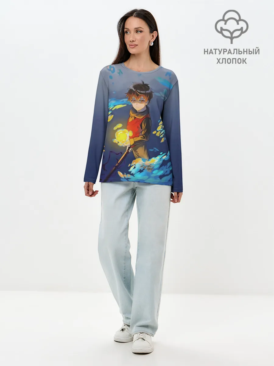 Лонгслив женский. Хлопок / Баам