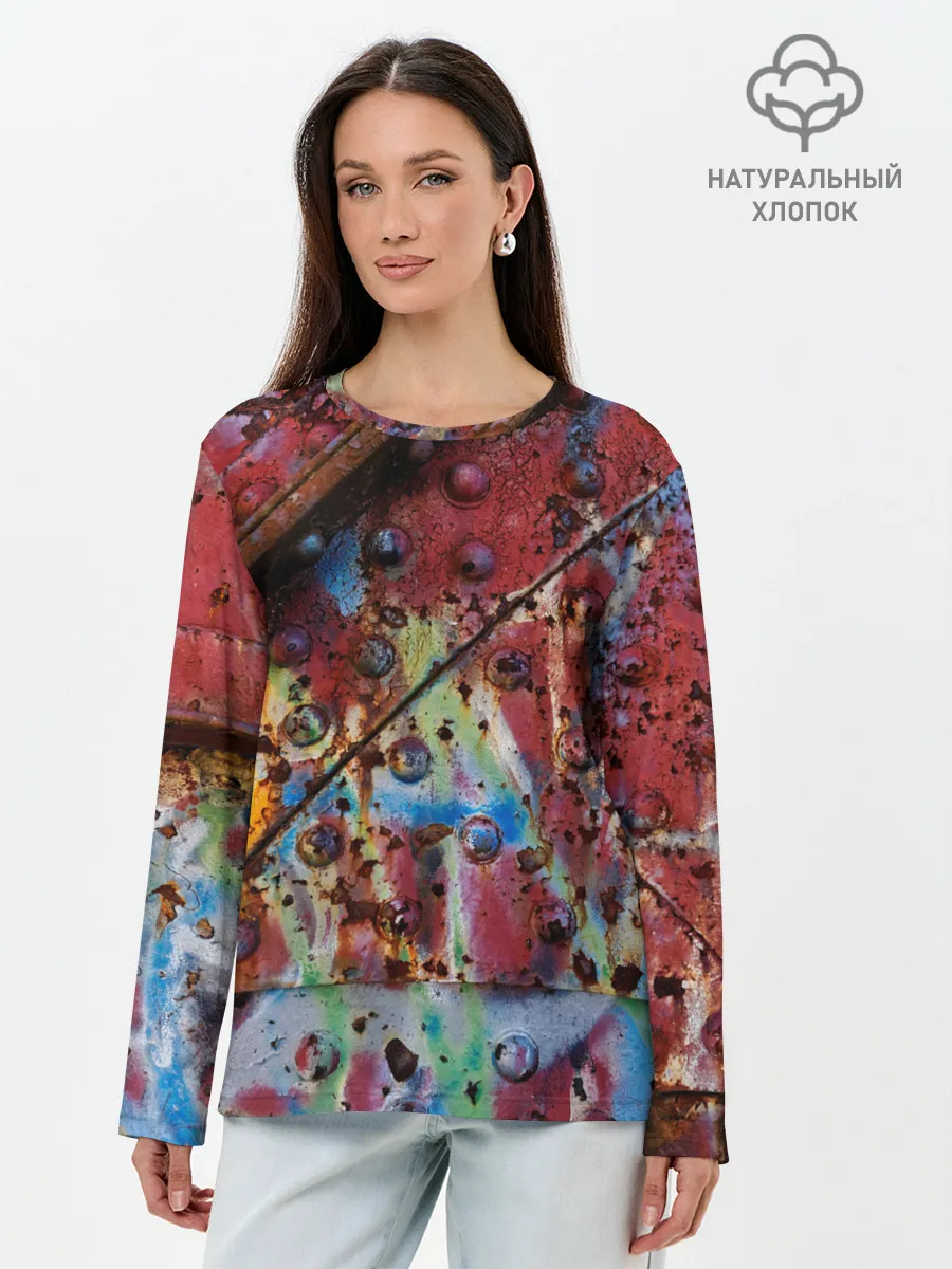 Лонгслив женский. Хлопок / Rust 2022 vanguard