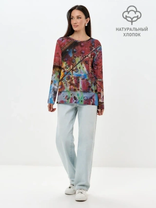 Лонгслив женский. Хлопок / Rust 2022 vanguard