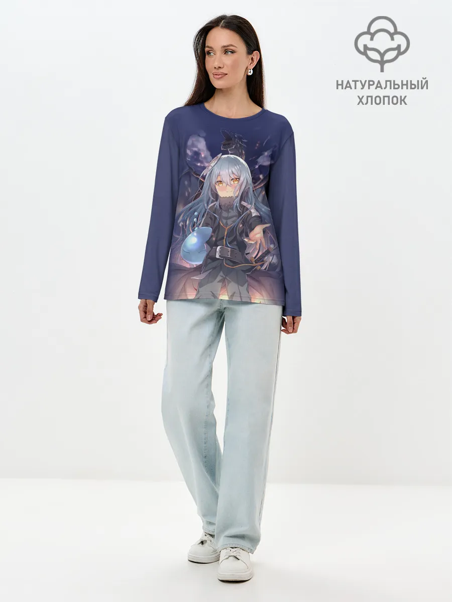 Лонгслив женский. Хлопок / Rimuru Tempest