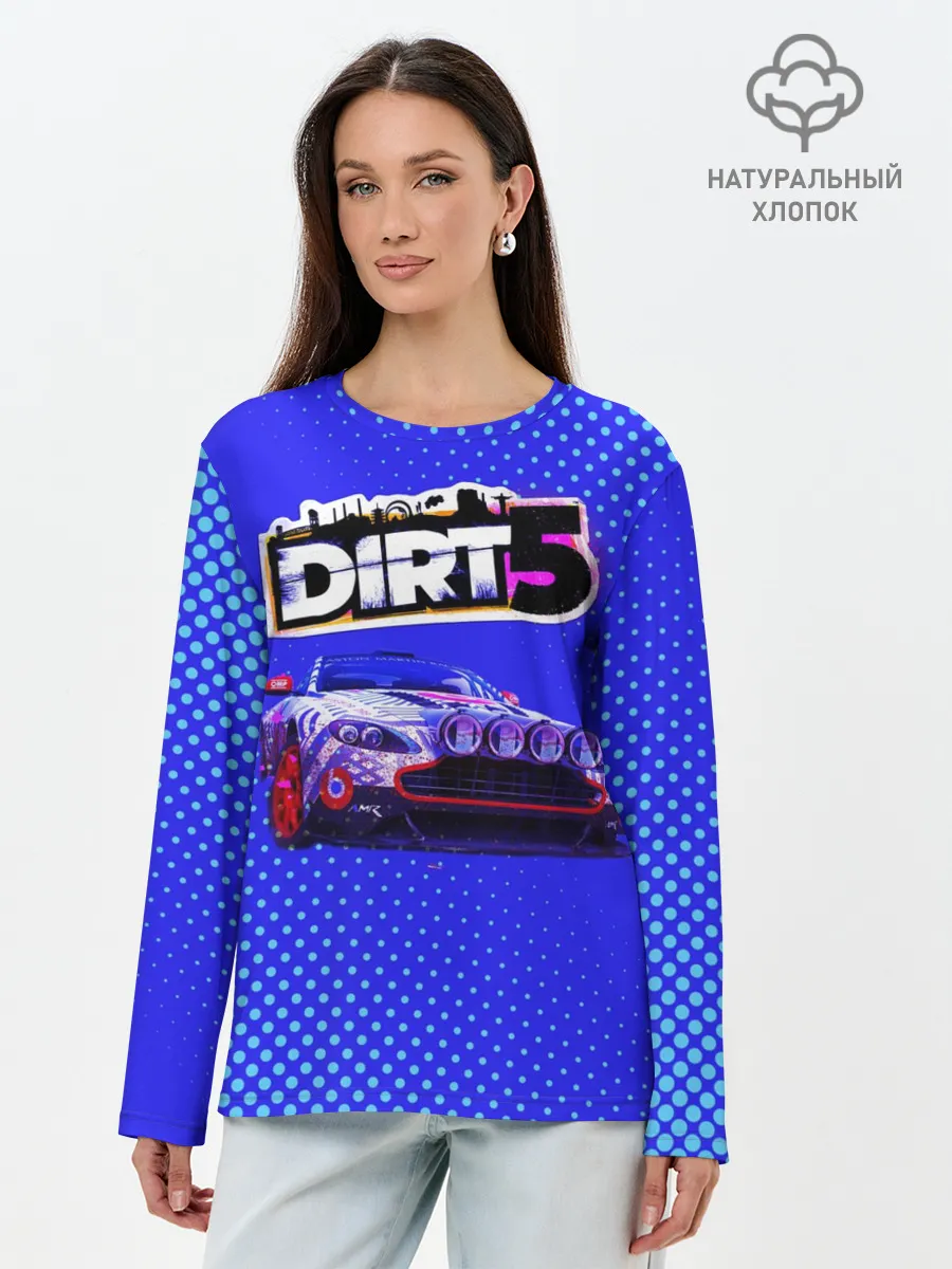 Лонгслив женский. Хлопок / Dirt 5