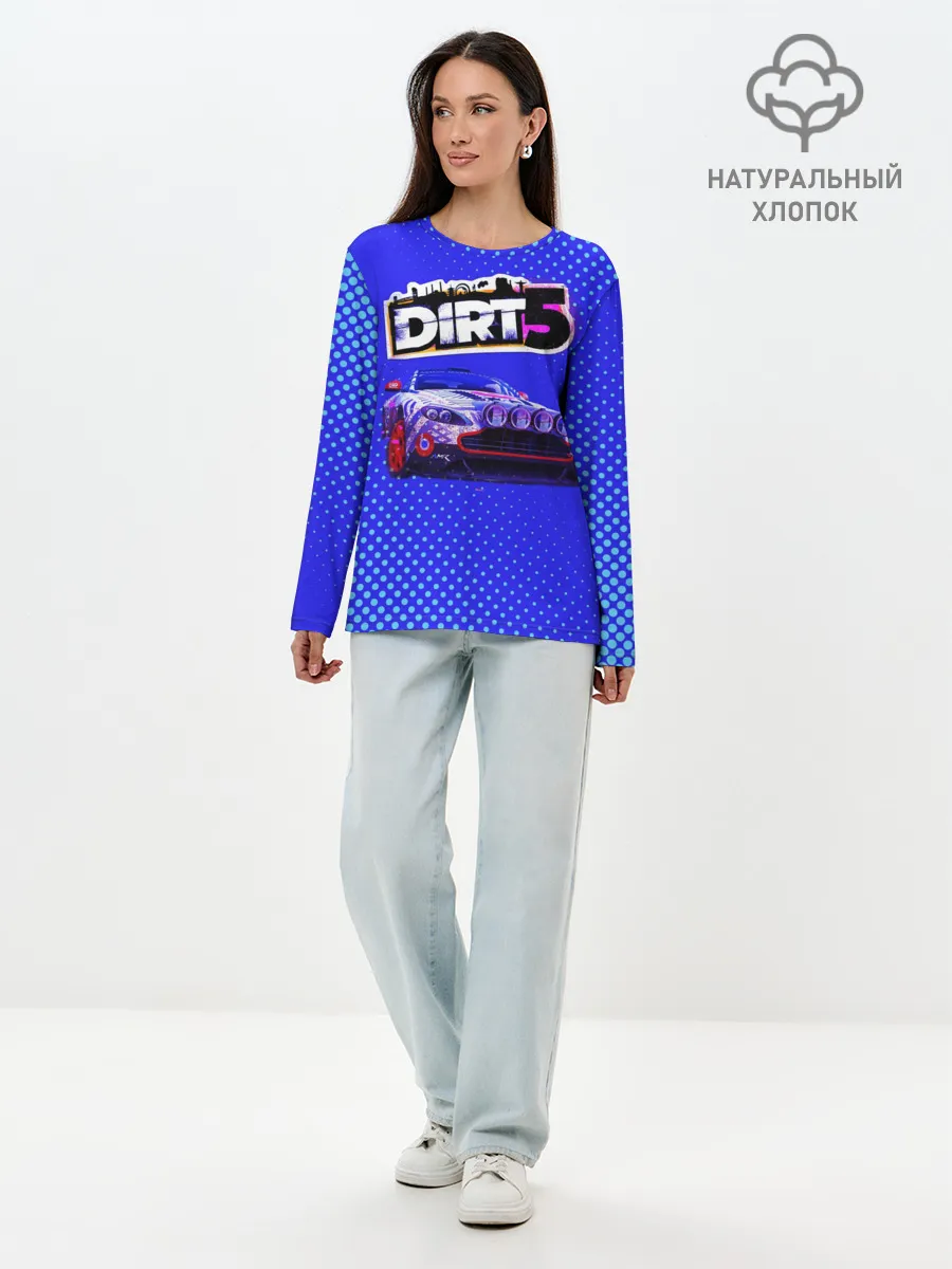 Лонгслив женский. Хлопок / Dirt 5