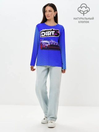 Лонгслив женский. Хлопок / Dirt 5