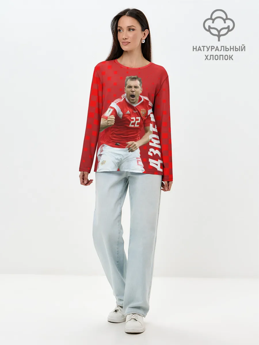 Лонгслив женский. Хлопок / Дзюба