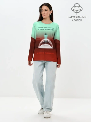 Лонгслив женский. Хлопок / Boris Norris - When the Tunnel