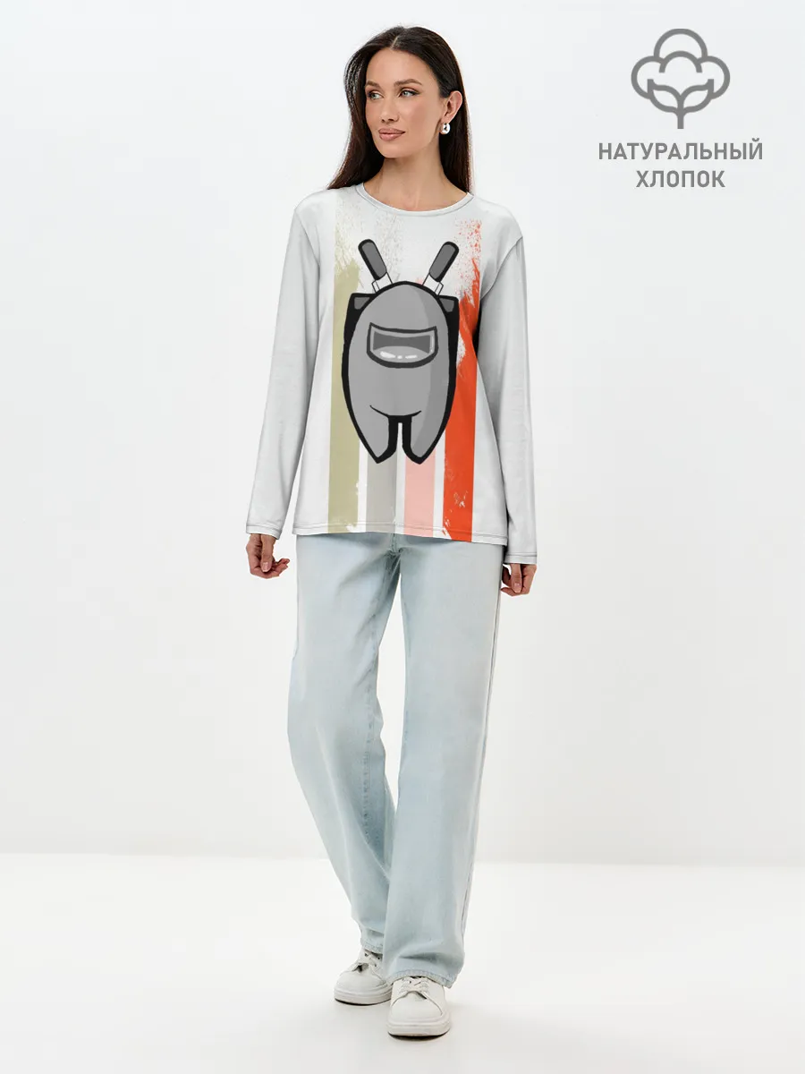 Лонгслив женский. Хлопок / Among Us