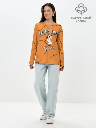 Лонгслив женский. Хлопок / Haunted Family