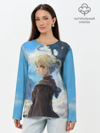 Лонгслив женский. Хлопок / Рахиль