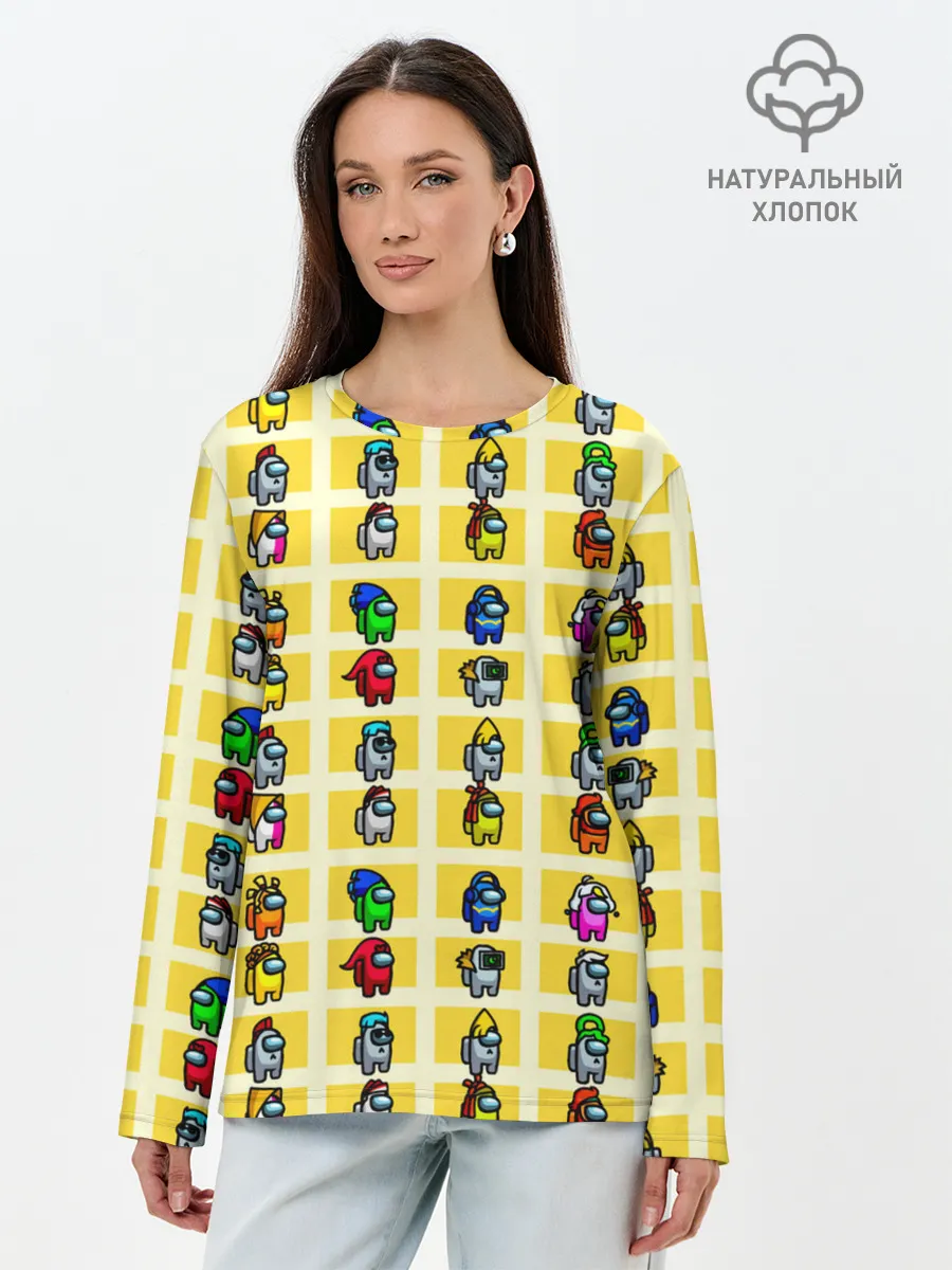 Лонгслив женский. Хлопок / Among Us