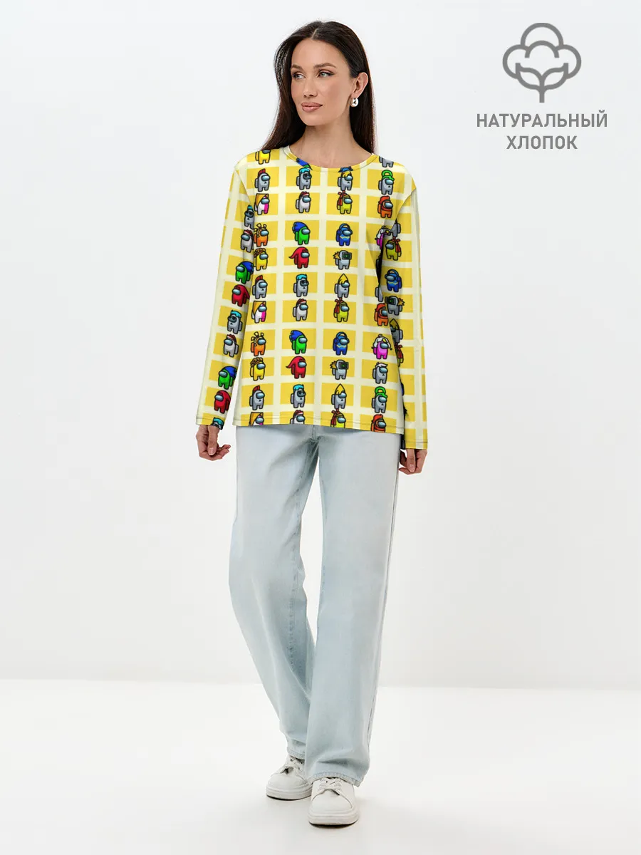 Лонгслив женский. Хлопок / Among Us