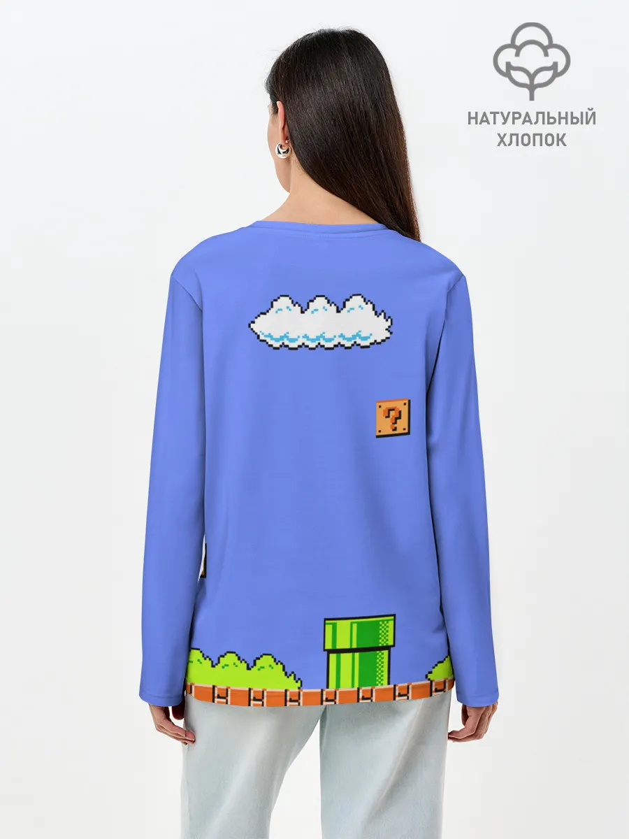 Лонгслив женский. Хлопок / Марио