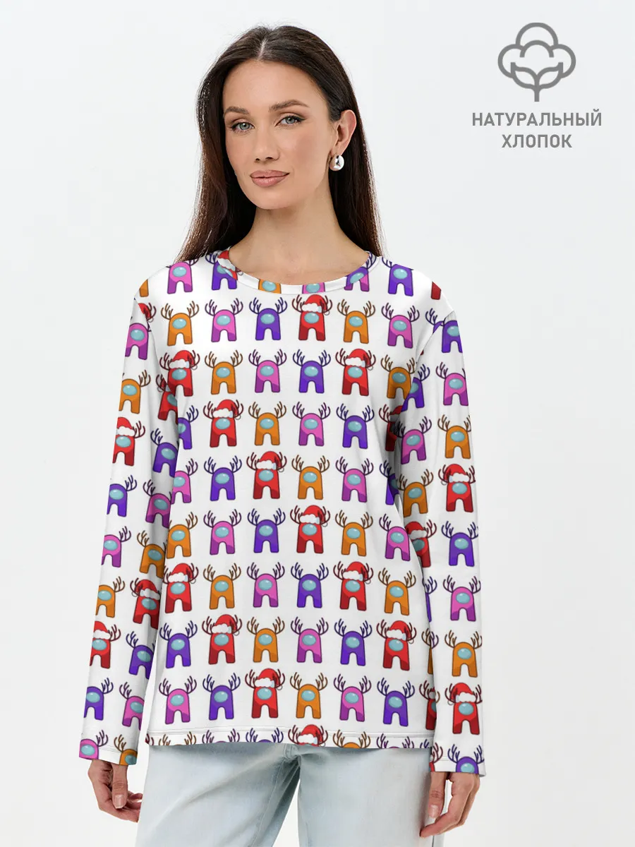 Лонгслив женский. Хлопок / Among Us