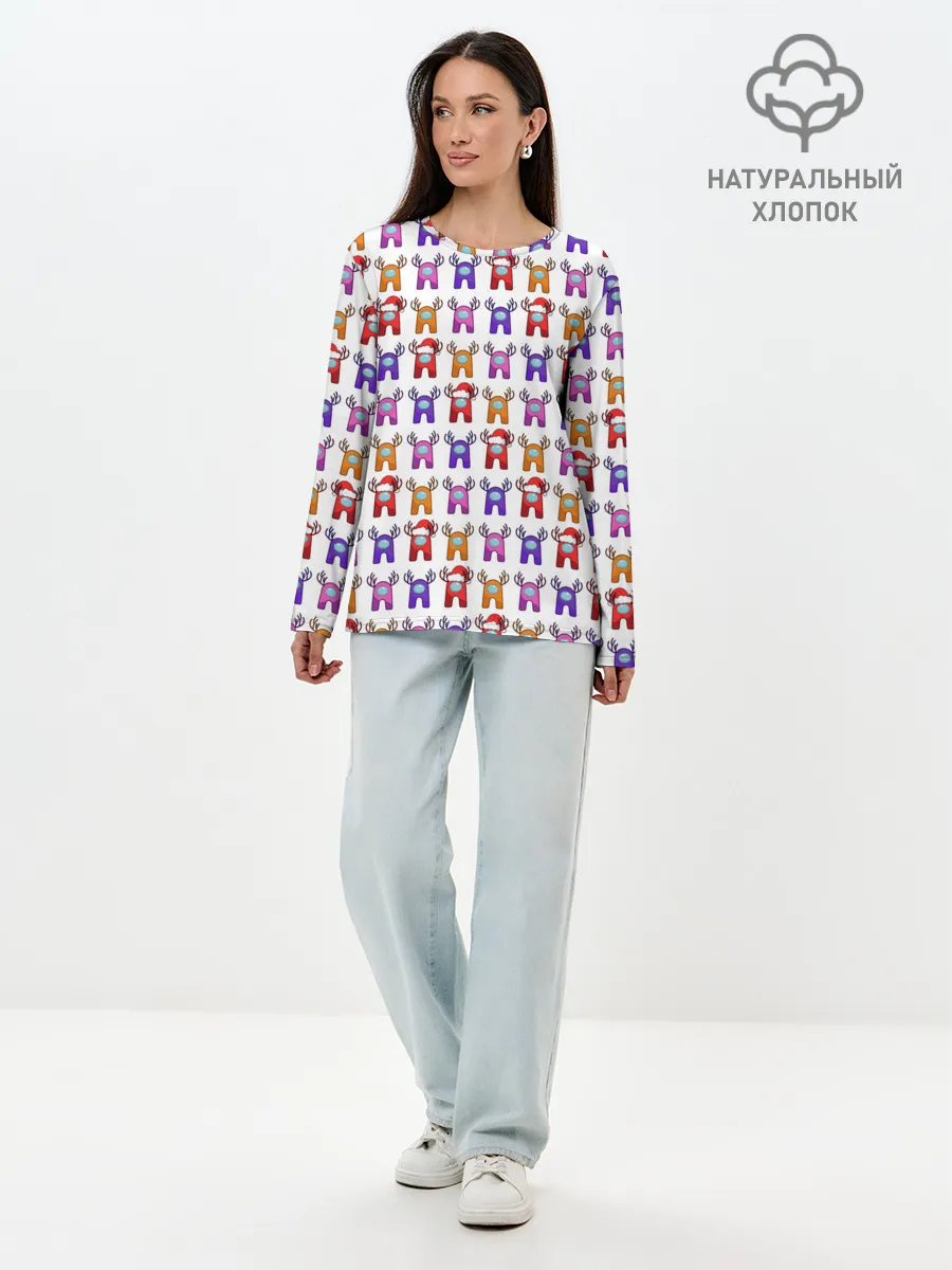 Лонгслив женский. Хлопок / Among Us