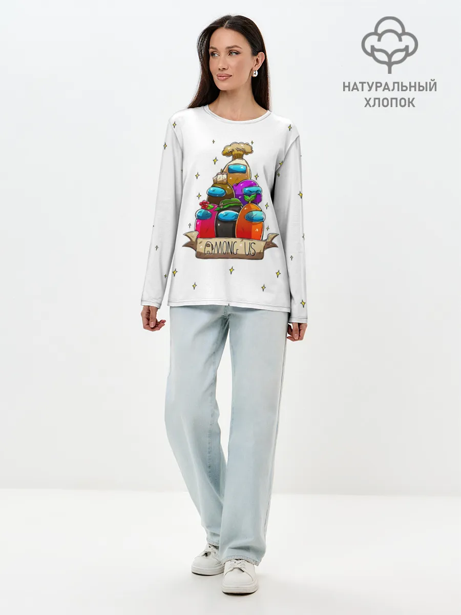 Лонгслив женский. Хлопок / Among Us
