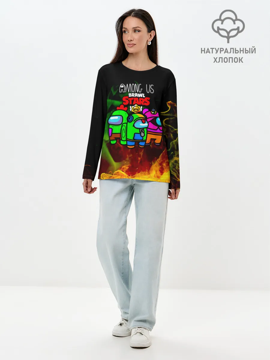 Лонгслив женский. Хлопок / Among Us