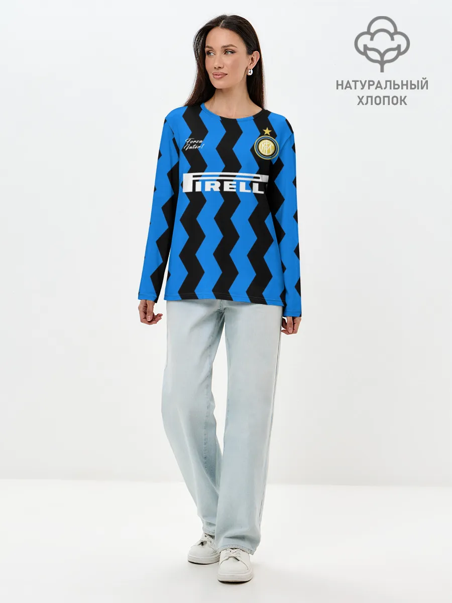 Лонгслив женский. Хлопок / INTER домашняя 20/21