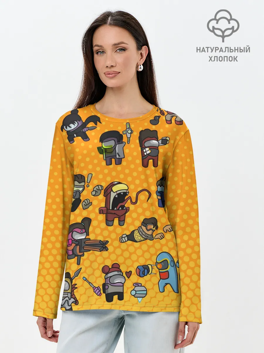 Лонгслив женский. Хлопок / Among Us